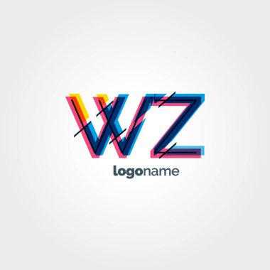 WZ harf logo bağlı  
