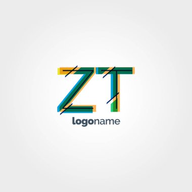 ZT harf logo bağlı