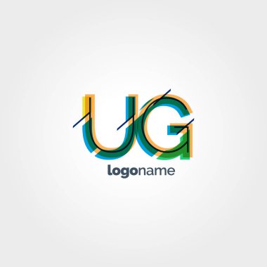 Bağlı Ug harf logo  