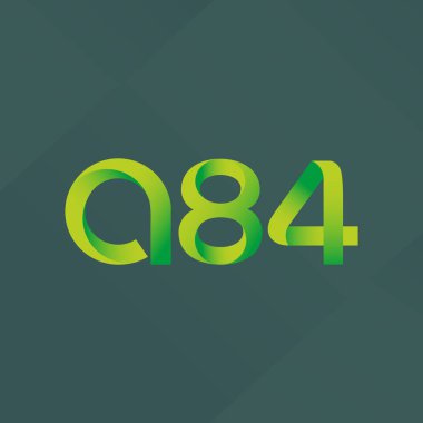 harf ve rakam logo A84