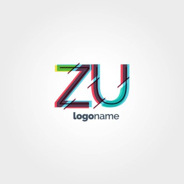 Bağlı Zu harf logo