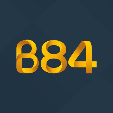 harf ve rakam logo B84