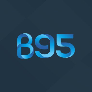 harf ve rakam logo B95