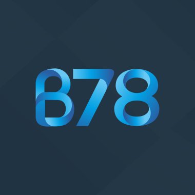 harf ve rakam logo B78