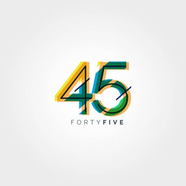 basamak çağdaş 45 numaralı logosu