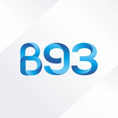harf ve rakam logo B93