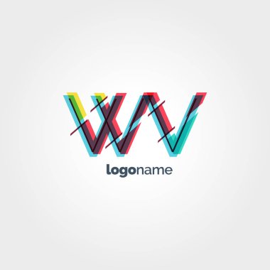 WV harf logo bağlı  