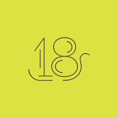 basamak çağdaş numarası 18 logosu