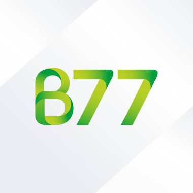 harf ve rakam logo B77