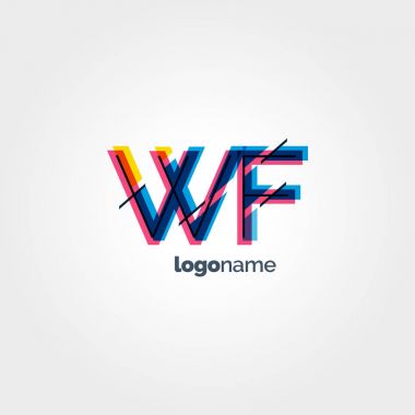 WF harf logo bağlı  