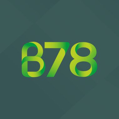 harf ve rakam logo B78