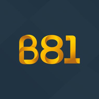 harf ve rakam logo B81