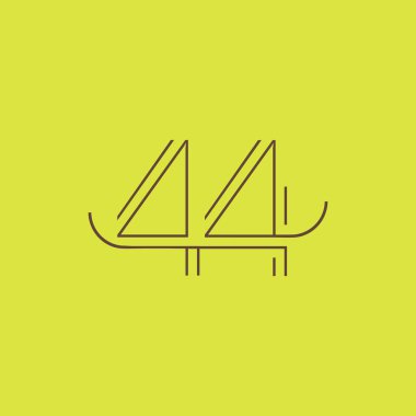 basamak çağdaş sayısı 44 logosu