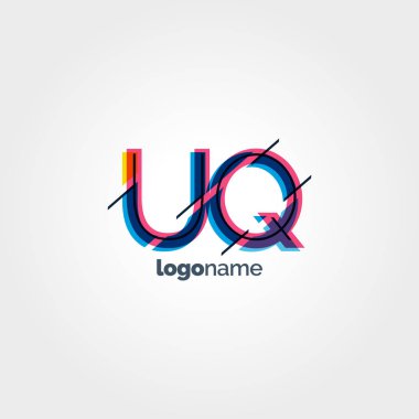 Bağlı Uq harf logo  