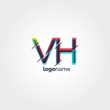 VH harf logo bağlı  