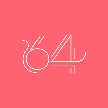 basamak çağdaş sayı 64 logosu