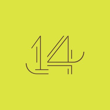 basamak çağdaş sayı 14 logosu
