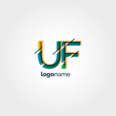 Uf harf logo bağlı  