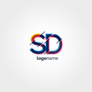 Bağlı Sd harf logo