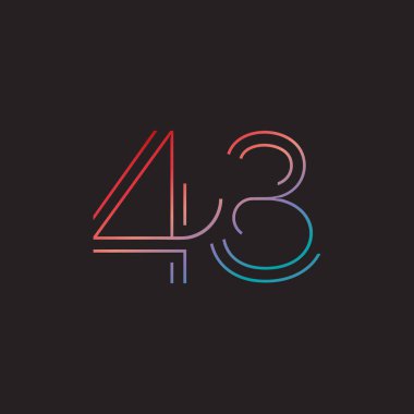 basamak çağdaş number 43 logosu