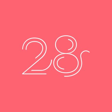 basamak çağdaş numarası 28 logosu