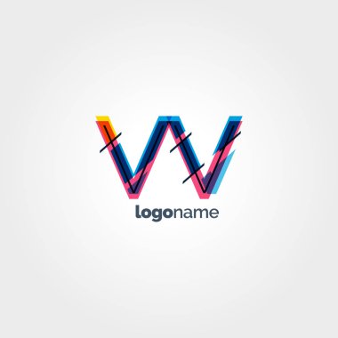 VV harf logo bağlı  