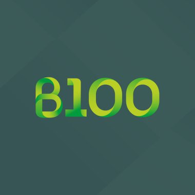 harf ve rakam logosu B100