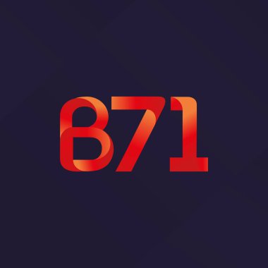 harf ve rakam logosu B71...