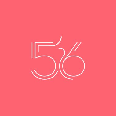 basamak çağdaş sayısı 56 logosu