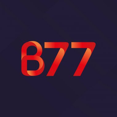 harf ve rakam logo B77