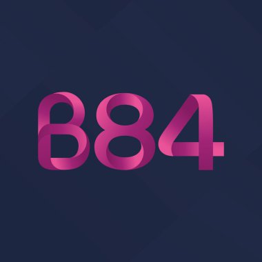 harf ve rakam logo B84