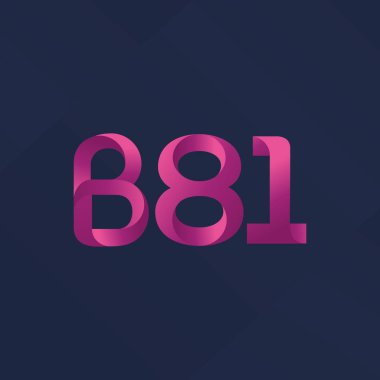 harf ve rakam logo B81
