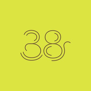 basamak çağdaş 38 numara logosu