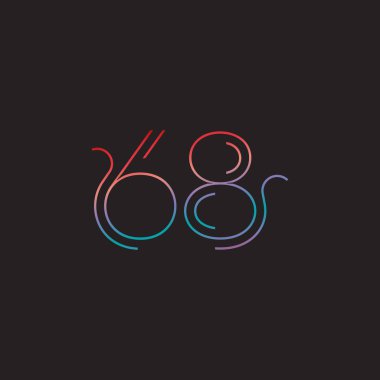 basamak çağdaş 68 numara logosu