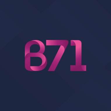 harf ve rakam logosu B71...