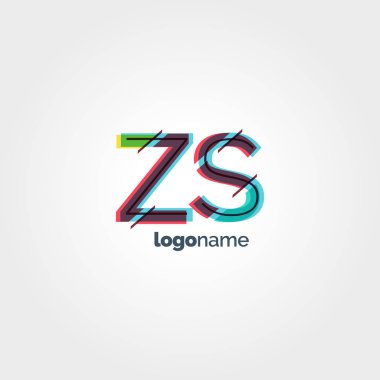 Bağlı Zs harf logo  