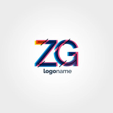 Bağlı Zg harf logo  