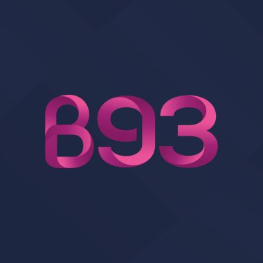 harf ve rakam logo B93