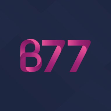 harf ve rakam logo B77