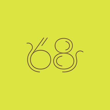 basamak çağdaş 68 numara logosu