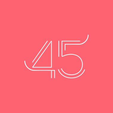 basamak çağdaş 45 numaralı logosu