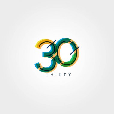 basamak çağdaş numarası 30 logosu