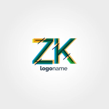 ZK harf logo bağlı  