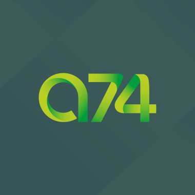 harf ve rakam logo A74
