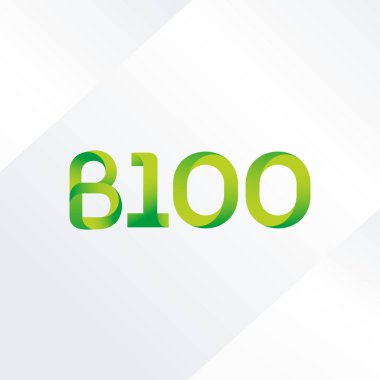 harf ve rakam logosu B100