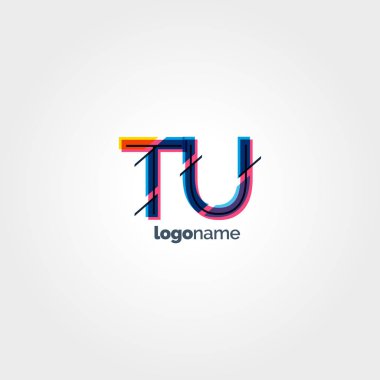 Bağlı Tu harf logo