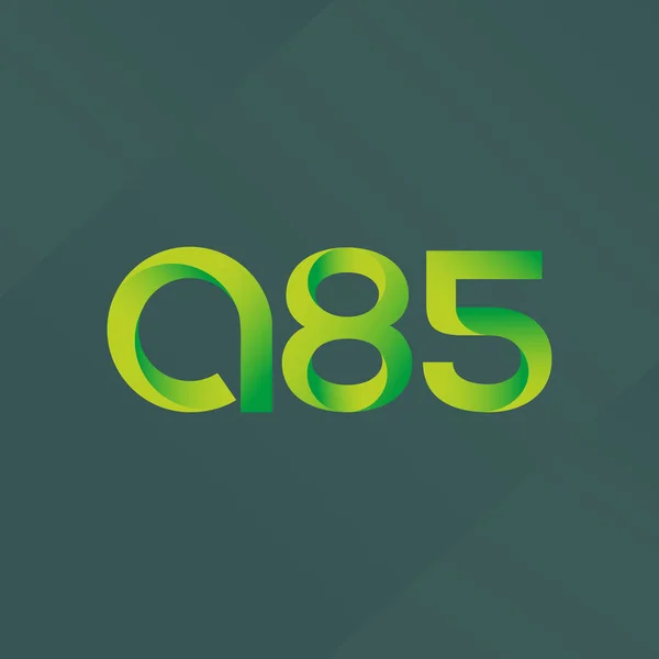 Logotipo de letra y dígito A85 — Archivo Imágenes Vectoriales