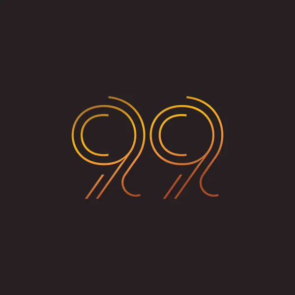 Logo firmy współczesnej cyfra — Wektor stockowy