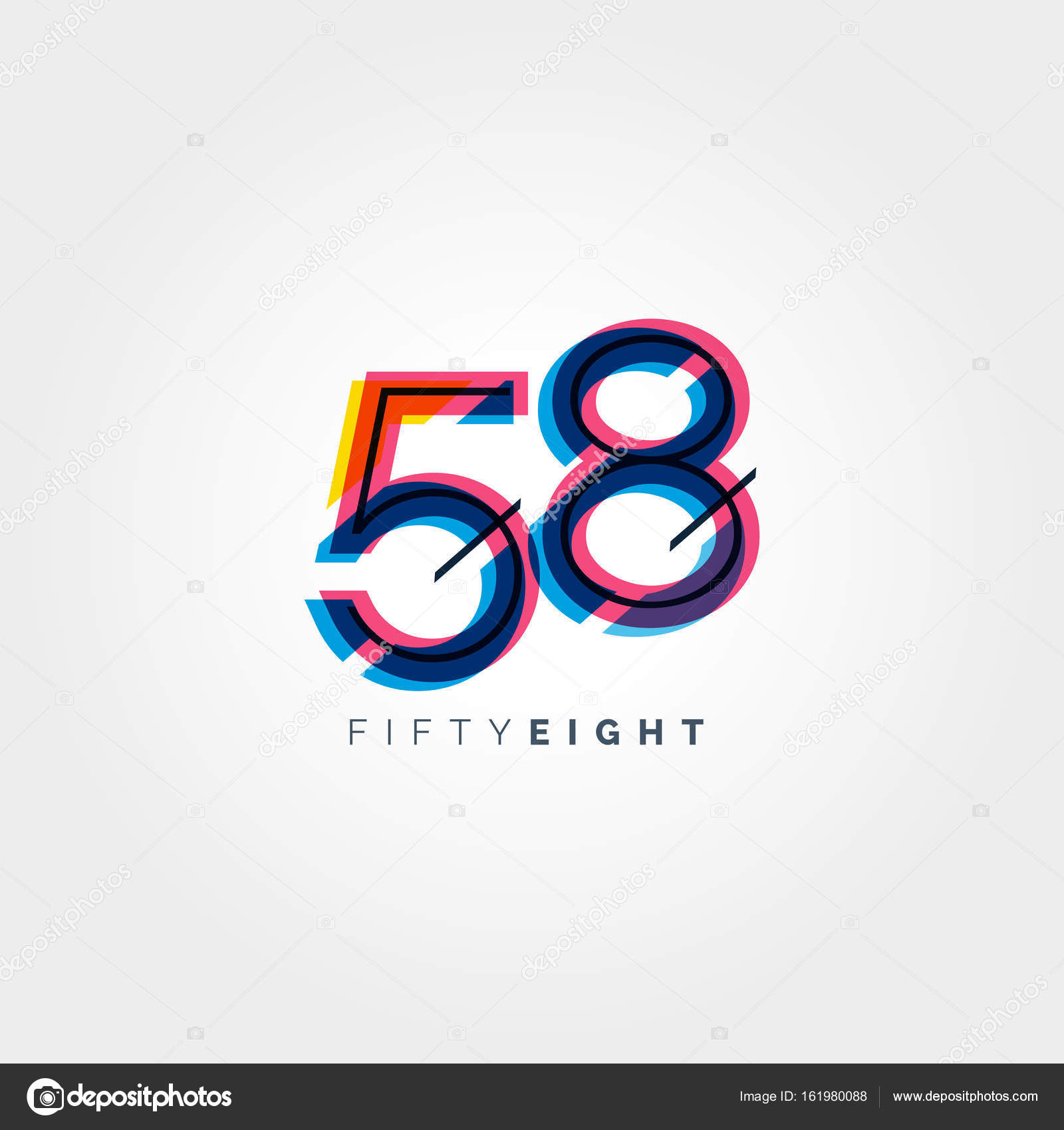 digit-contemporary-number-58-logo-stock-vector-by-brainbistro-161980088