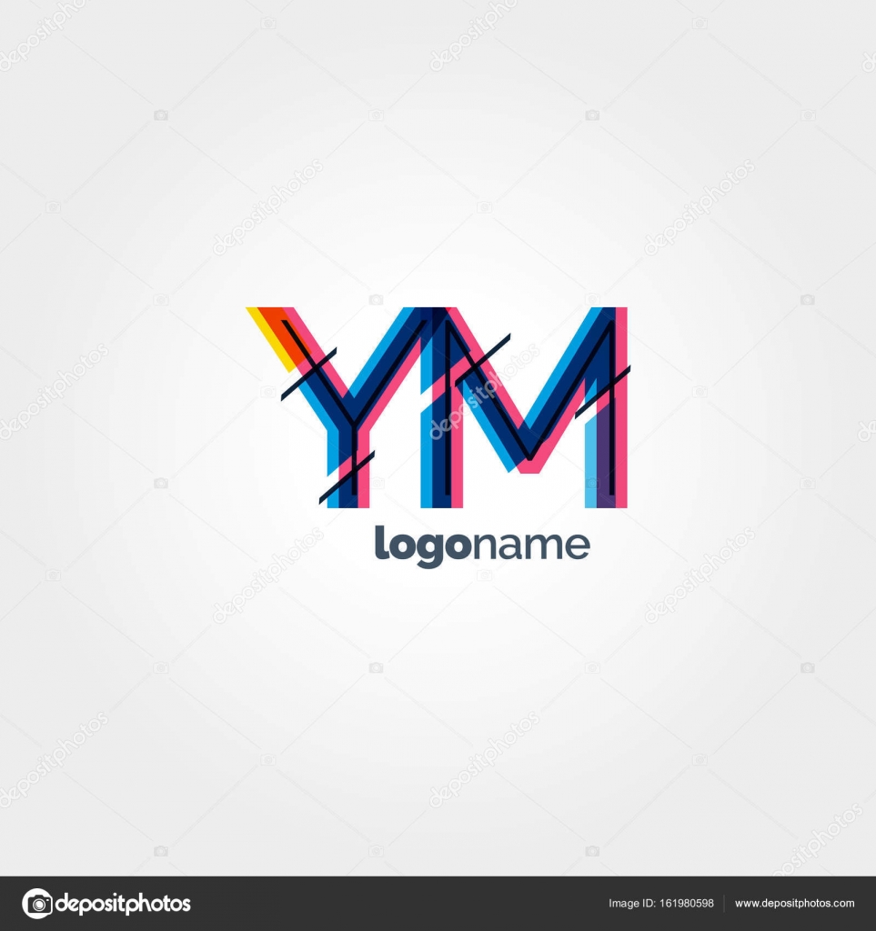 ᐈ Ym Letter Logo Stock Images Royalty Free Letters Ym Vectors Download On Depositphotos